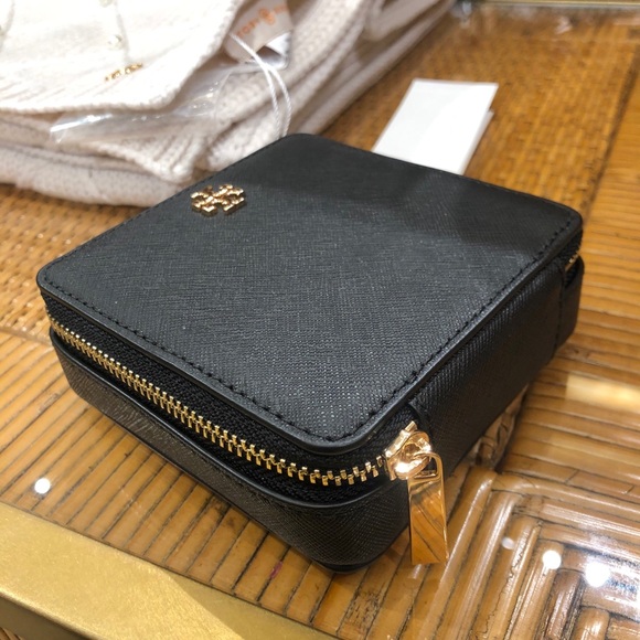 Tory Butch Emerson Jewelry Case - Black - Picture 3 of 6